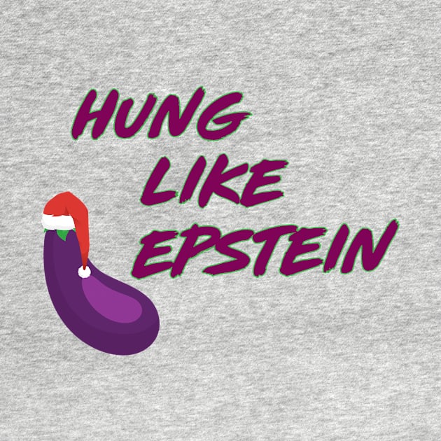 Funny hung like epstein santa christmas by Flipodesigner